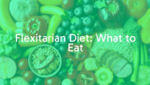 Colorful assortment of fresh fruits, vegetables, and whole grains with a small portion of meat on the side, bright and fresh, realistic.