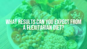 A colorful plate of fresh vegetables, fruits, beans, and whole grains with a small portion of grilled chicken, bright natural lighting, healthy and balanced diet, realistic and inviting.