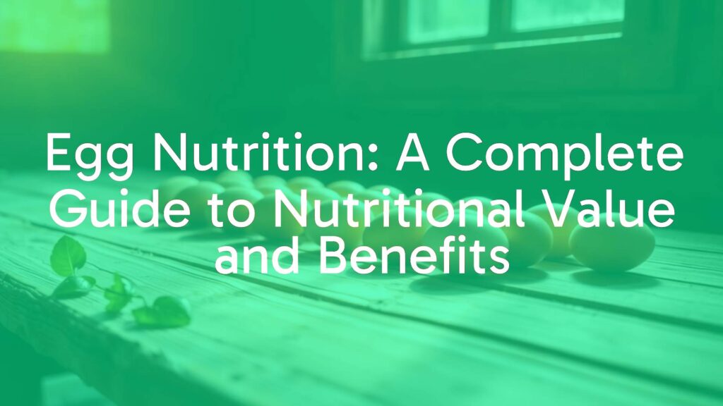 Fresh eggs on a rustic wooden table, sunlight streaming through a window, high-protein food, healthy breakfast, natural and nutritious vibe, realistic.