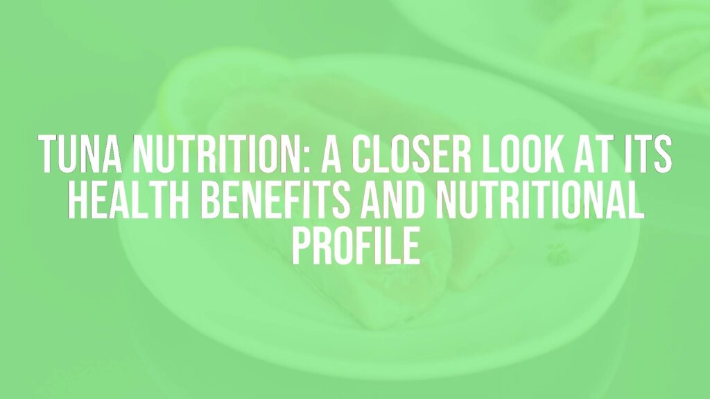 Fresh tuna steak on a plate, healthy meal, vibrant colors, clean presentation, high-quality food photography.