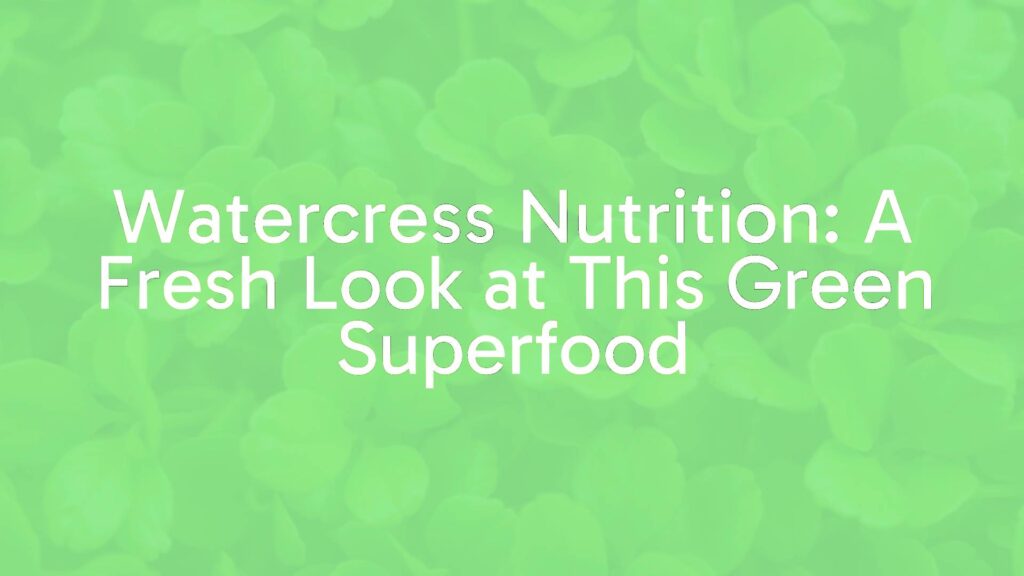 Fresh watercress leaves, vibrant green, crisp texture, close-up, healthy superfood, natural lighting, realistic.