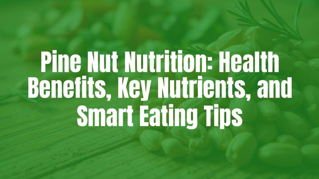 A close-up of fresh pine nuts on a wooden table, with a rustic Mediterranean salad in the background, natural lighting, realistic.