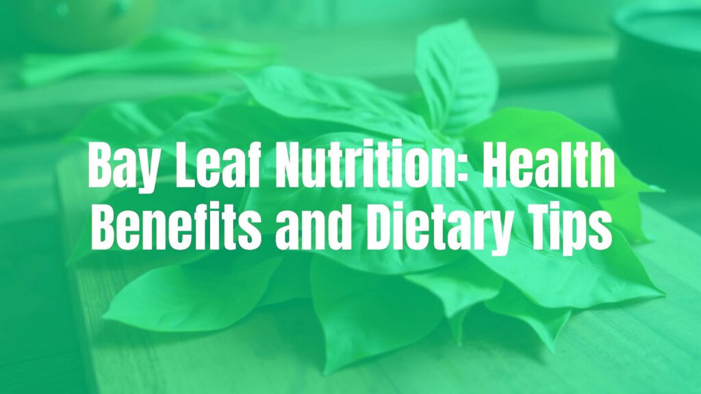 Fresh green bay leaves on a wooden cutting board, natural lighting, rustic kitchen background, healthy lifestyle theme, realistic.